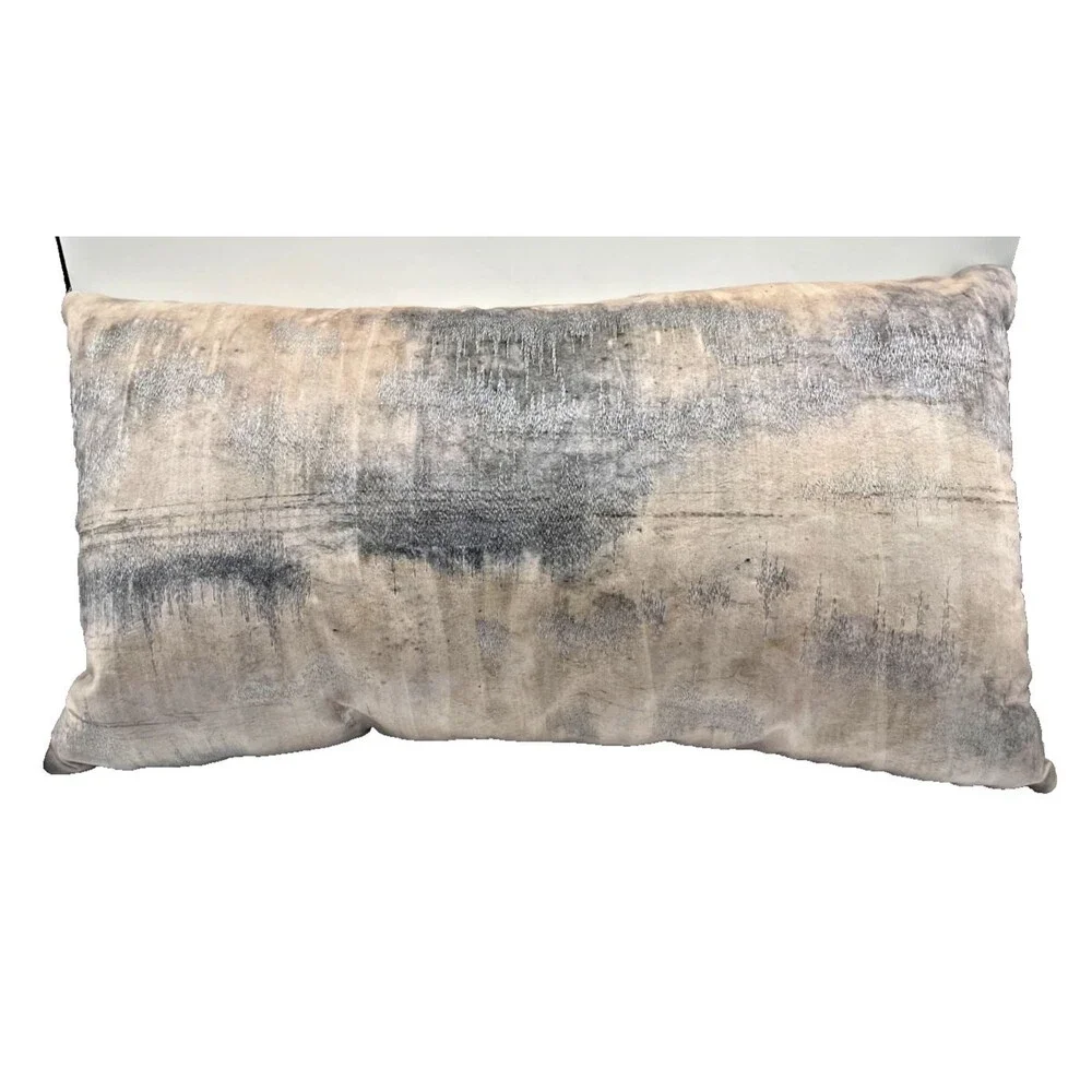 Callisto Home Decorative Lumbar Pillow with Feather Fill 24x14